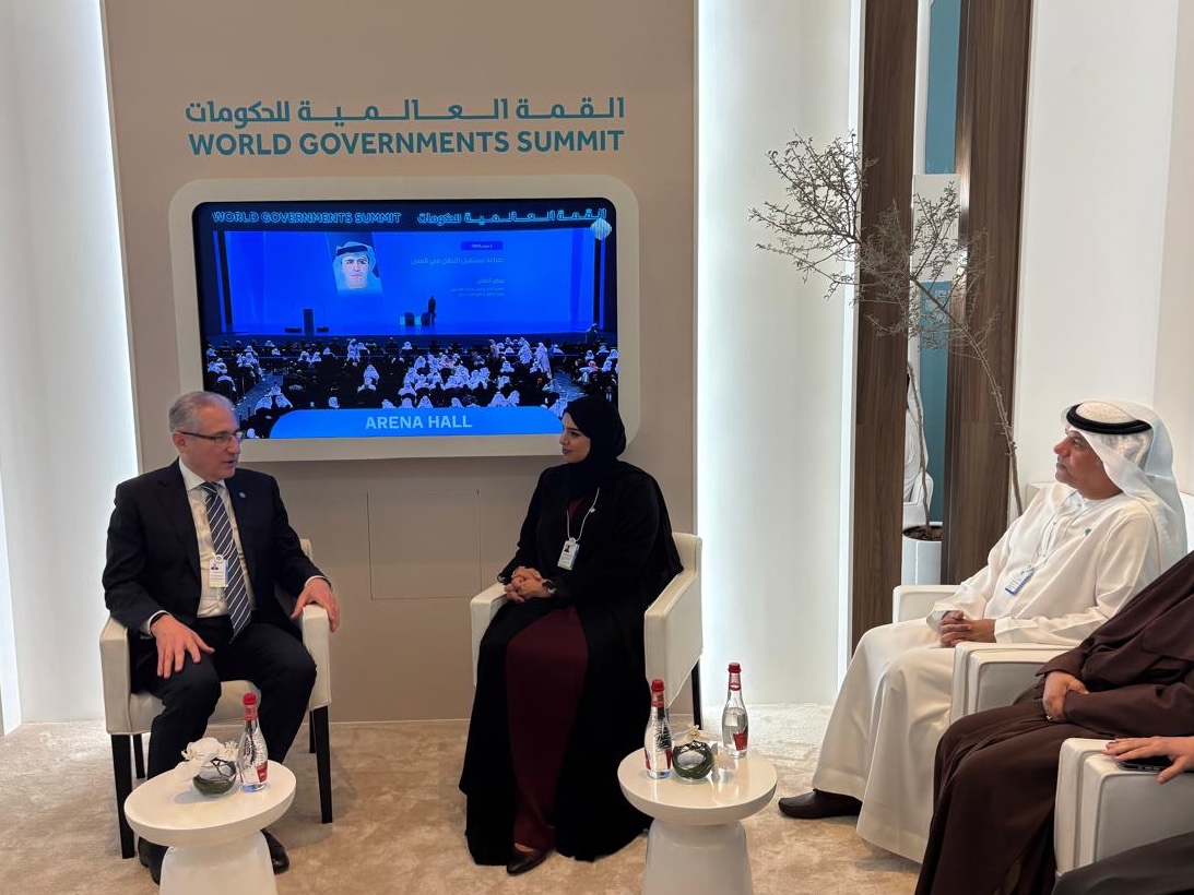 Mukhtar_Babayev's tweet photo. Took part in the #WGS2026 in Dubai (3–5 Feb). During the Summit held productive bilateral meetings with @OhoodAlRoumi, @MoCCaEUAE, @AnacludiaRossb1 and @IUCN, focusing on climate action, nature conservation, sustainable cities and governance.

#ClimateAction #SDGs @WorldGovSummit https://t.co/8qDyFD1EK6