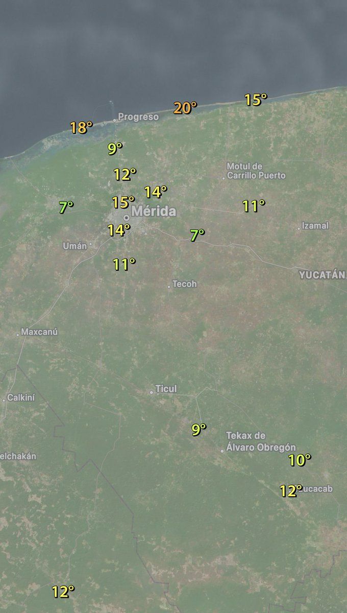Meteorología Yucatán tweet media