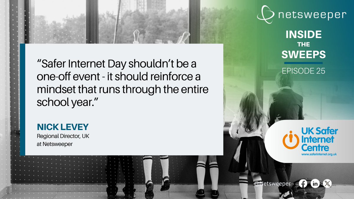 Safer Internet Day is more than a moment; it’s a movement that should shape how we think about digital safety all year long. Tune in to hear how schools can turn digital safeguarding into a mindset, not a milestone: bit.ly/49oYp0Q #UKSID