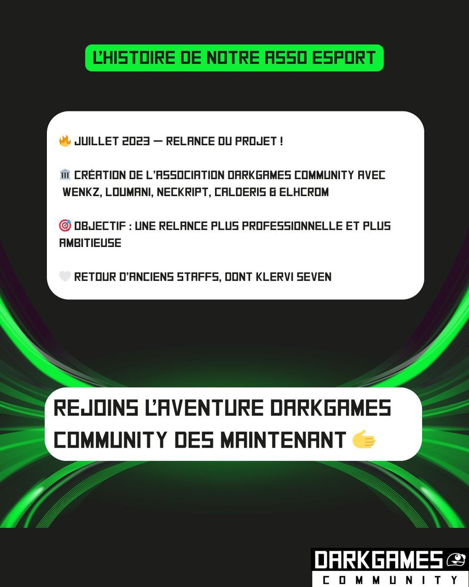 Rejoins la party avec nous ! On crée une joyeuse aventure gaming avec des serveurs moddés, des events survoltés et une équipe de geeks passionnés. Level up dans notre univers vidéoludique. ?? Rejoins-nous maintenant !