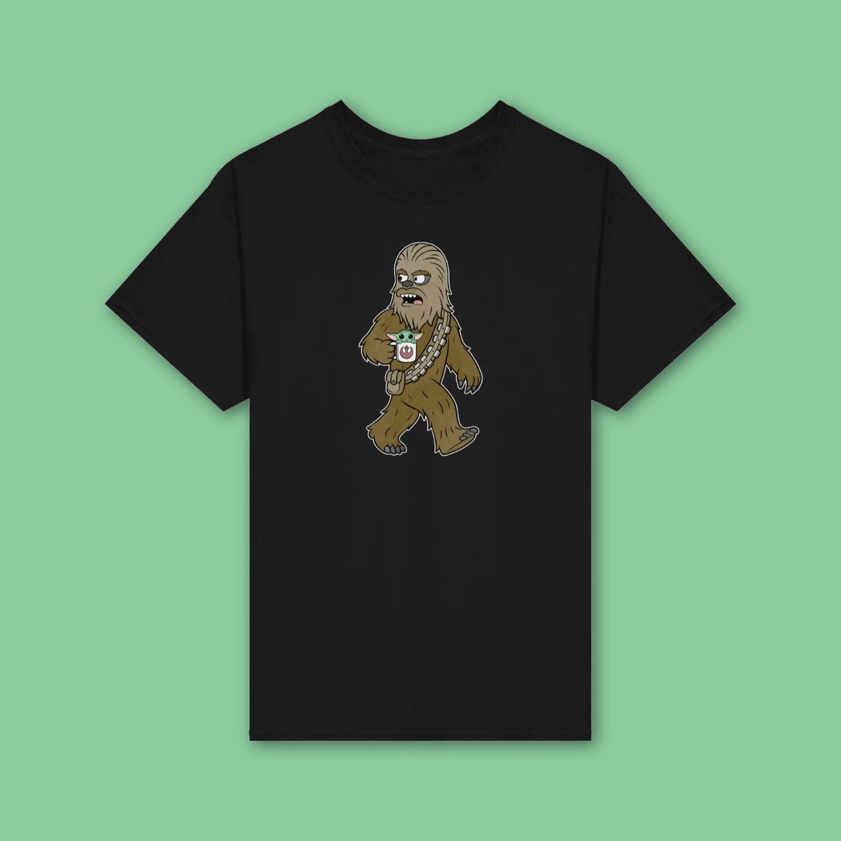 p0rth05's tweet photo. I made a new T-Shirt with my iPad app "Inkalot", Check it out at : https://t.co/tlr3kz8u2G and "Inkalot" on the Apple AppStore: https://t.co/znBme467cT
#tshirts #StarWars #Chewbacca #grogu #drawing #illustration https://t.co/2rK8ye88Lh