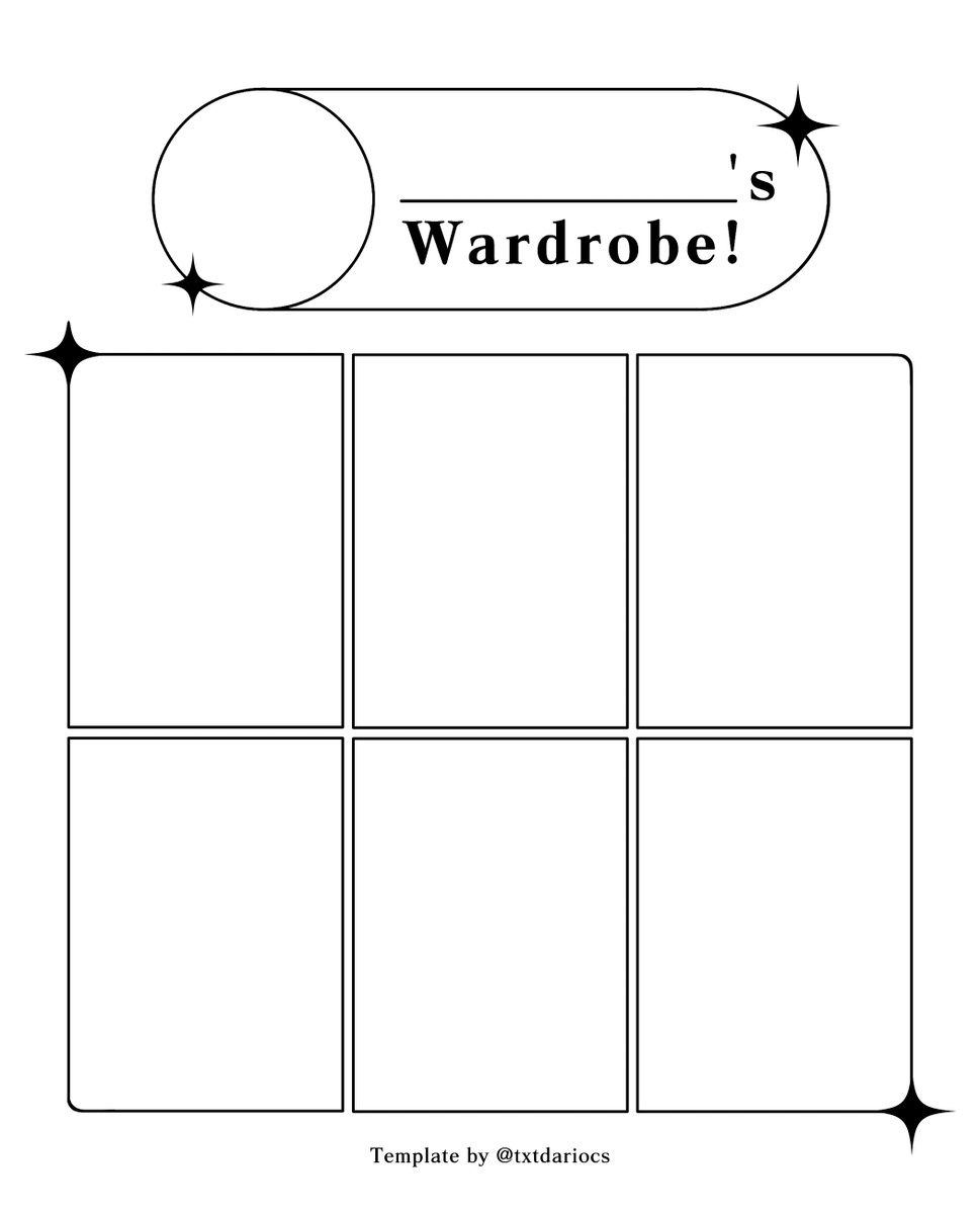 Template: Character's Wardrobe