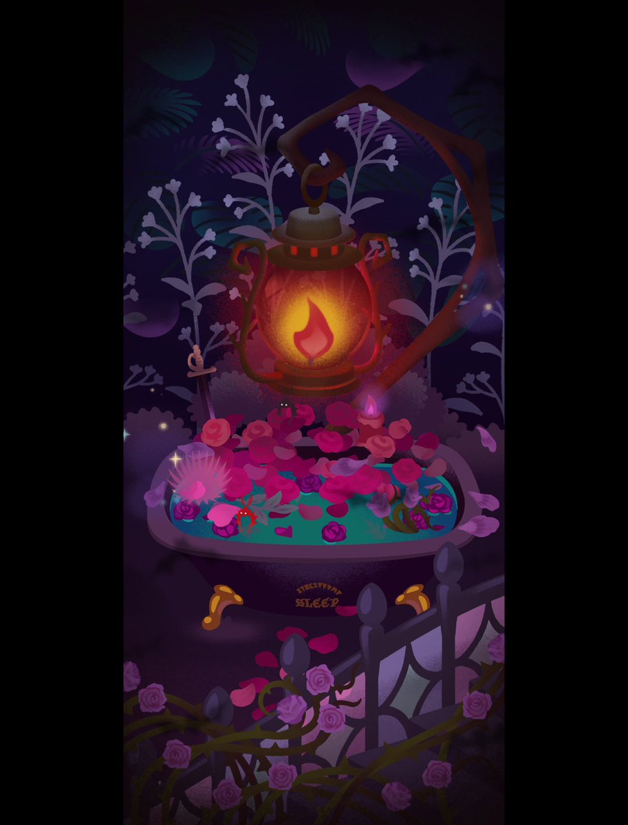 #リヴリーレイアウト　#livlyisland
薔薇と灯火