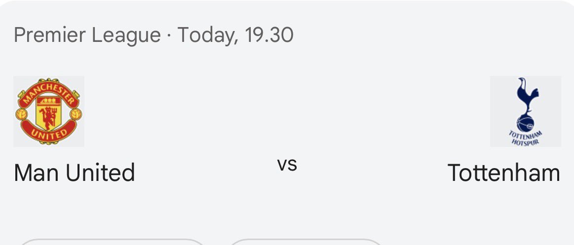 TEBAK SKOR ⚽️🔥
Market mulai membaik tipis-tipis, kita seru-seruan dikit 😄

Man United vs Tottenham!

🎁 Rp100.000 untuk 2 pemenang

Rules: Like, follow, RT + reply tebakan.
Max 2 tebakan/orang.

Co : MU 2 - 0 Tottenham

Jika tebakan benar >2 orang, bakal diundi random 🤝
