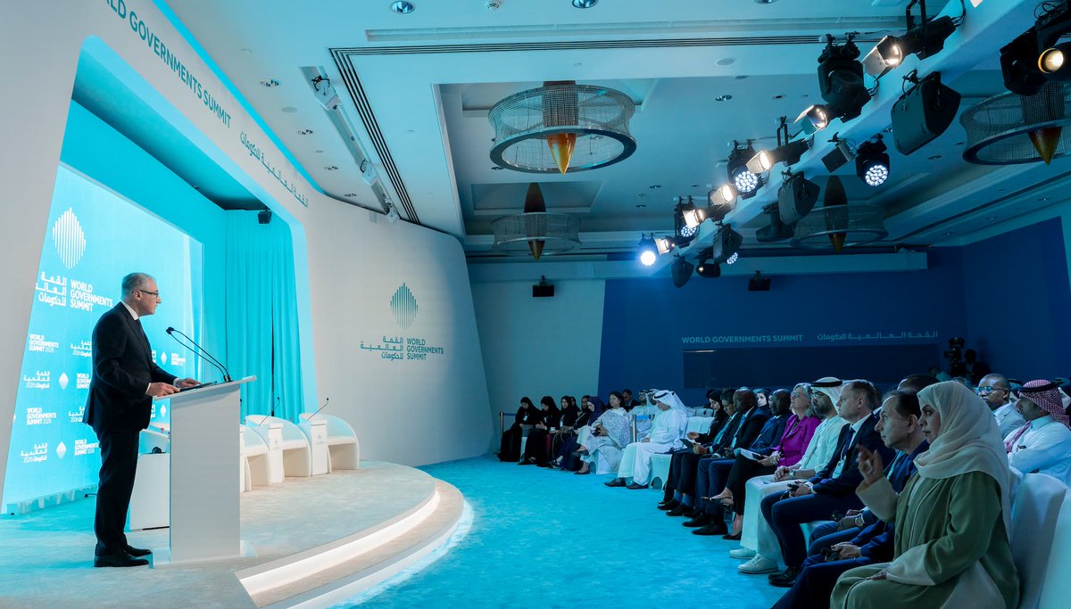 Mukhtar_Babayev's tweet photo. At the #WGS2026, joined the XDGs 2045 Ministerial Roundtable and discussions on SDGs and Water Partnerships, emphasizing the need for practical solutions, strong partnerships and coordinated action to tackle climate and water challenges.

 #SDGs #ClimateAction #WaterSecurity https://t.co/PUnAz9plbc