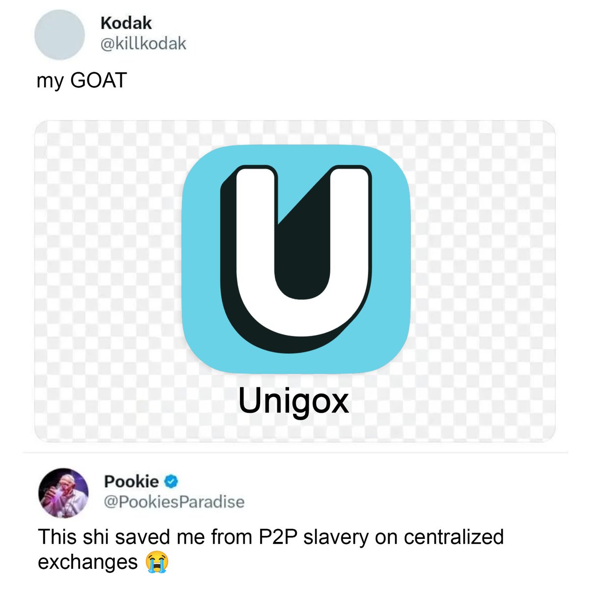 UNIGOX | Fiat to Crypto Fast tweet media