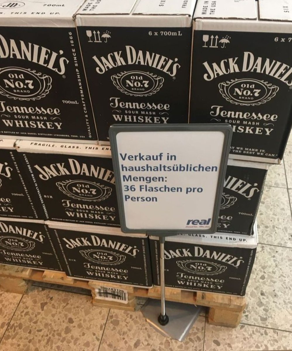 Kann euch leider nichts mitbringen. 😌 Verkauf nur in haushaltsüblichen Mengen.