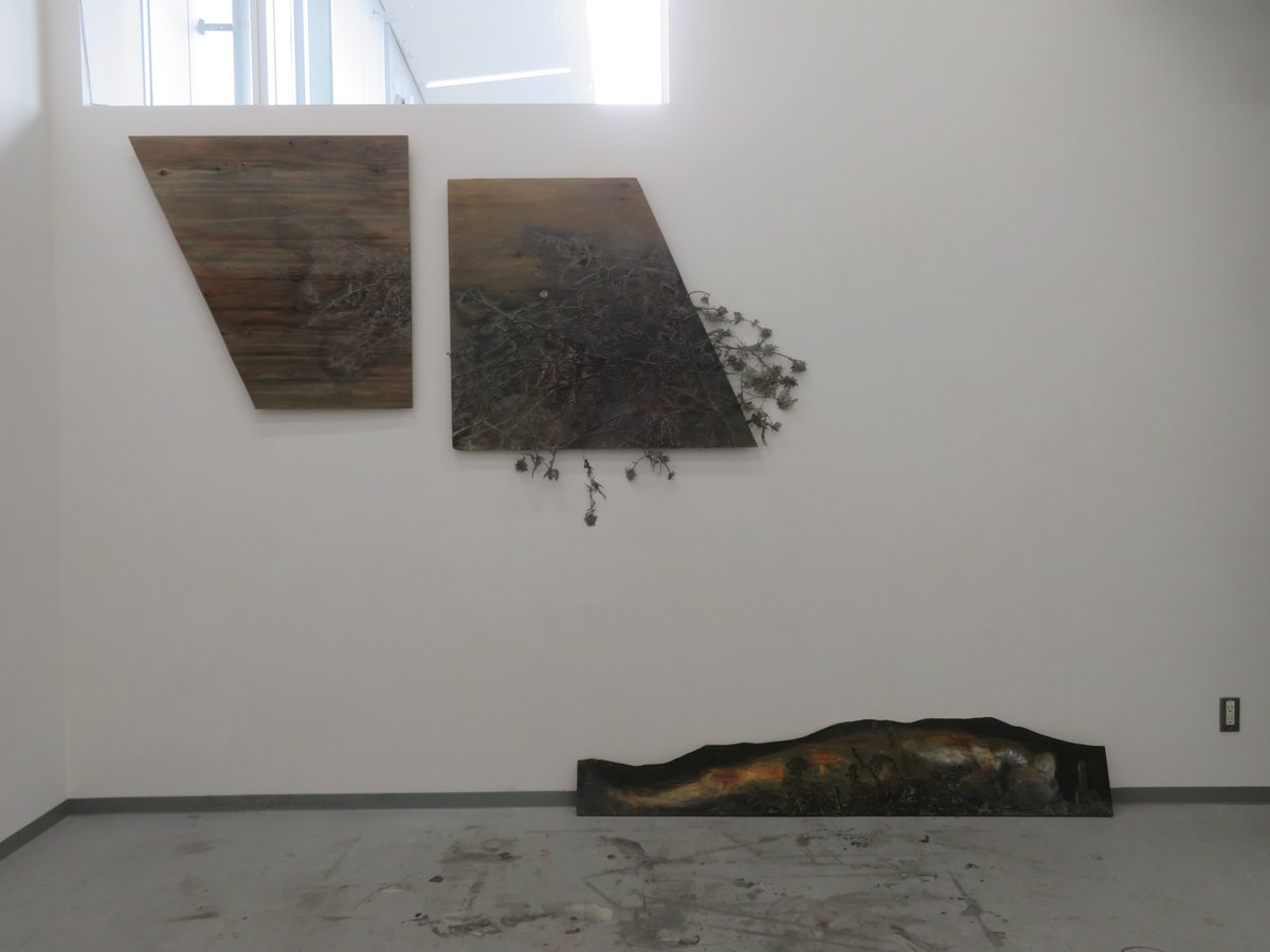 「2025年度　京都市立芸術大学　作品展」で私が気になった作家　その7　谷中桃佳、塩瀬和花（いずれも油画 4回生）、峰松沙矢、樋口遥陽（いずれも油画 修士2回生）