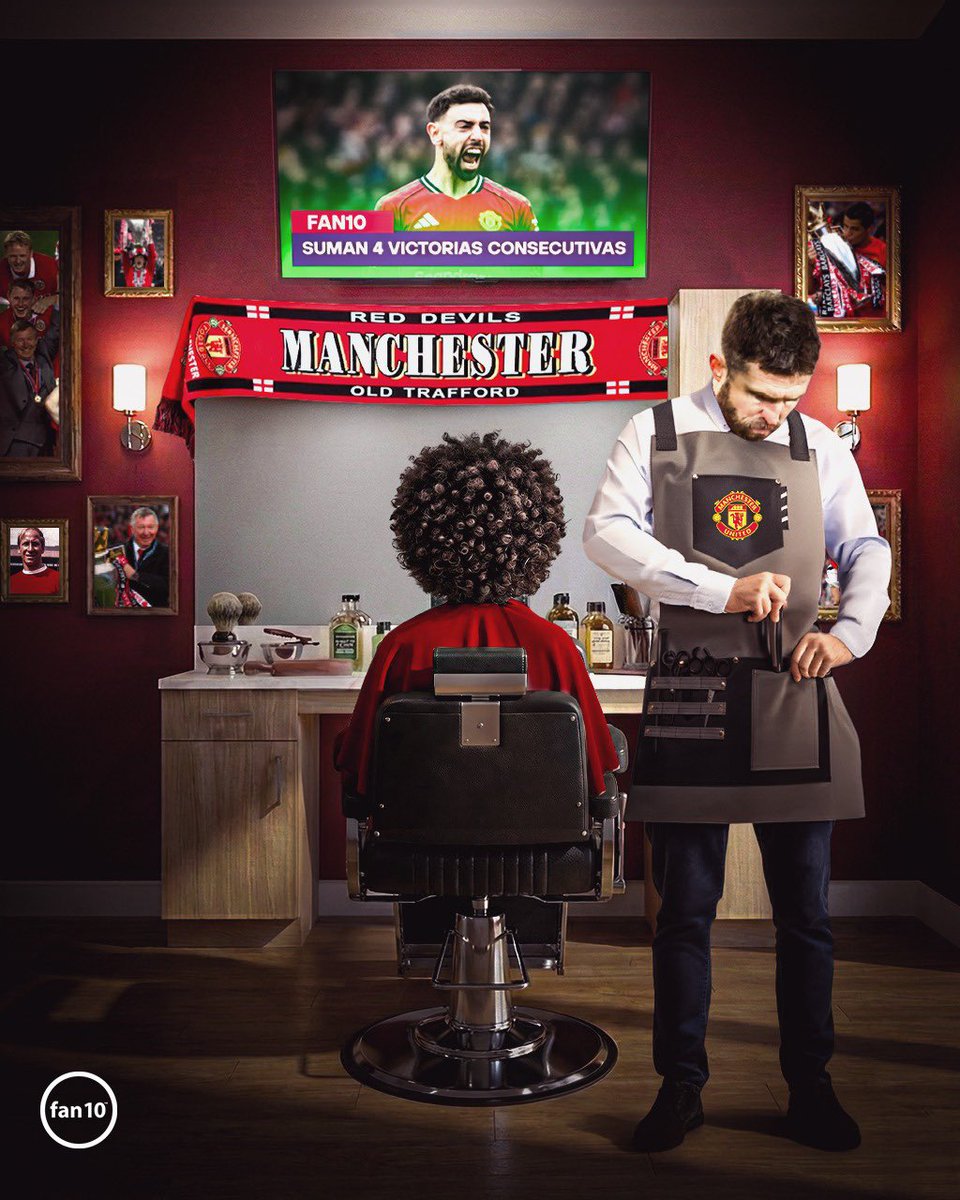 ¡¡VAYAN LLAMANDO AL PELUQUERO!! 💇🏻💈

El Manchester United de Michael Carrick suma ya 4 victorias de forma consecutiva en la Premier League:

✅ vs Manchester City.
✅ vs Arsenal.
✅ vs Fulham.
✅ vs Tottenham.
⏳ vs West Ham.

A UN PARTIDO DE CUMPLIR CON EL RETO. 🤯🔴