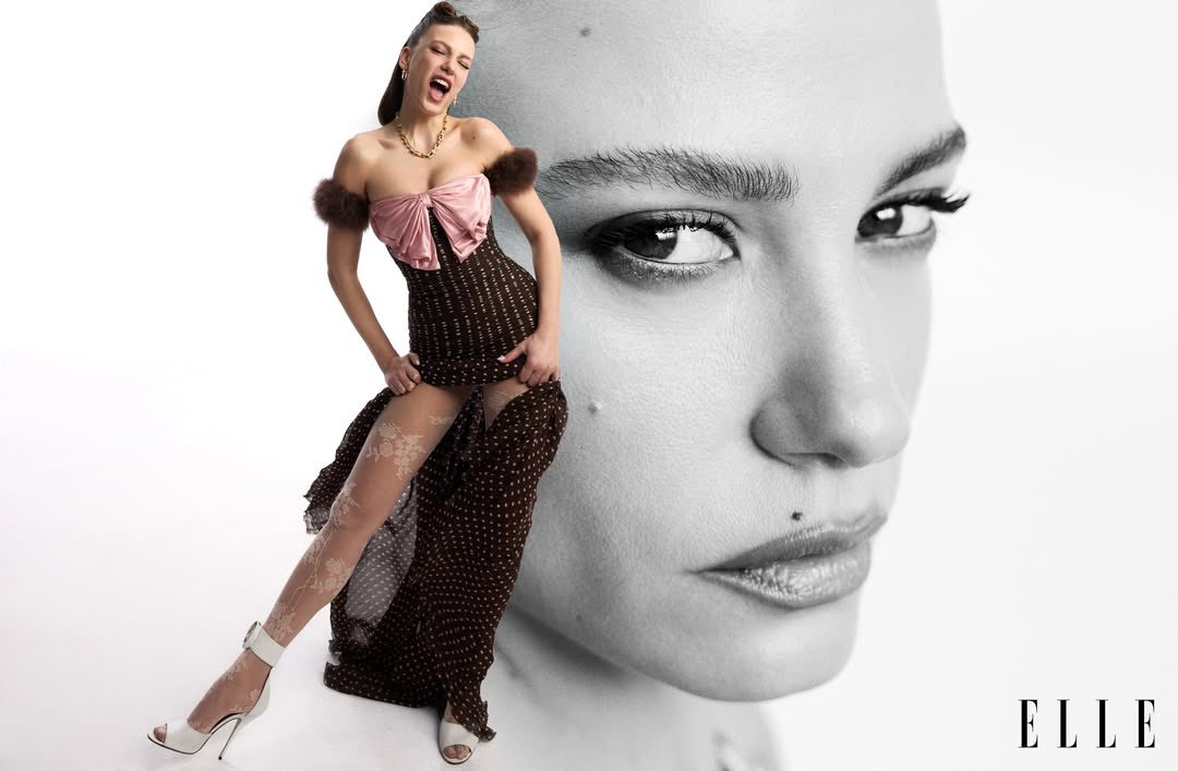 Serenay Sarıkaya, Elle Türkiye için kamera karşısına geçti.