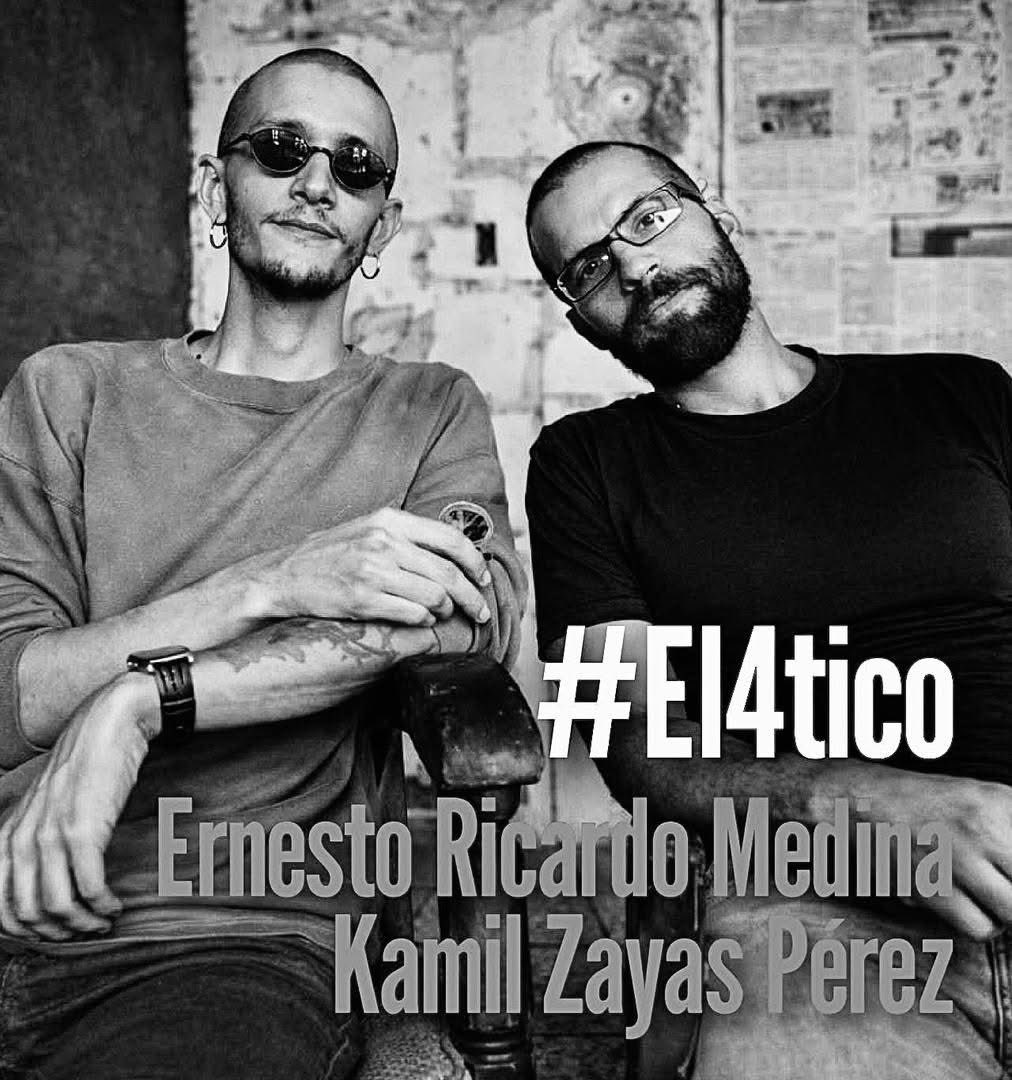 Ernesto y Kamil llevan más de 24 horas arbitrariamente detenidos. Ayer, su casa fue allanada y sus materiales de trabajo (cámaras, computadora, celulares) sustraídos por las autoridades cubanas.

Ernesto y Kamil son creadores de contenido. Desde su proyecto #El4tico  utilizan su