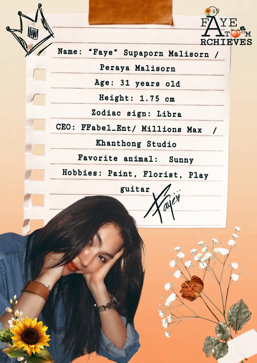 fayetomarchives's tweet photo. Welcome! 🙌

This will be a space where we can support the future work of our girls, Faye and Atom, with all the respect and love we have for them 💛🌻🍑

X: @malisorn00
Insta: @/faye
ttk: @/faye_peraya

X: @atomprys
Insta: @/atomprys 
ttk: @/atomprys 

#FayePeraya 
#AtomPariya https://t.co/dZbXLrEto2