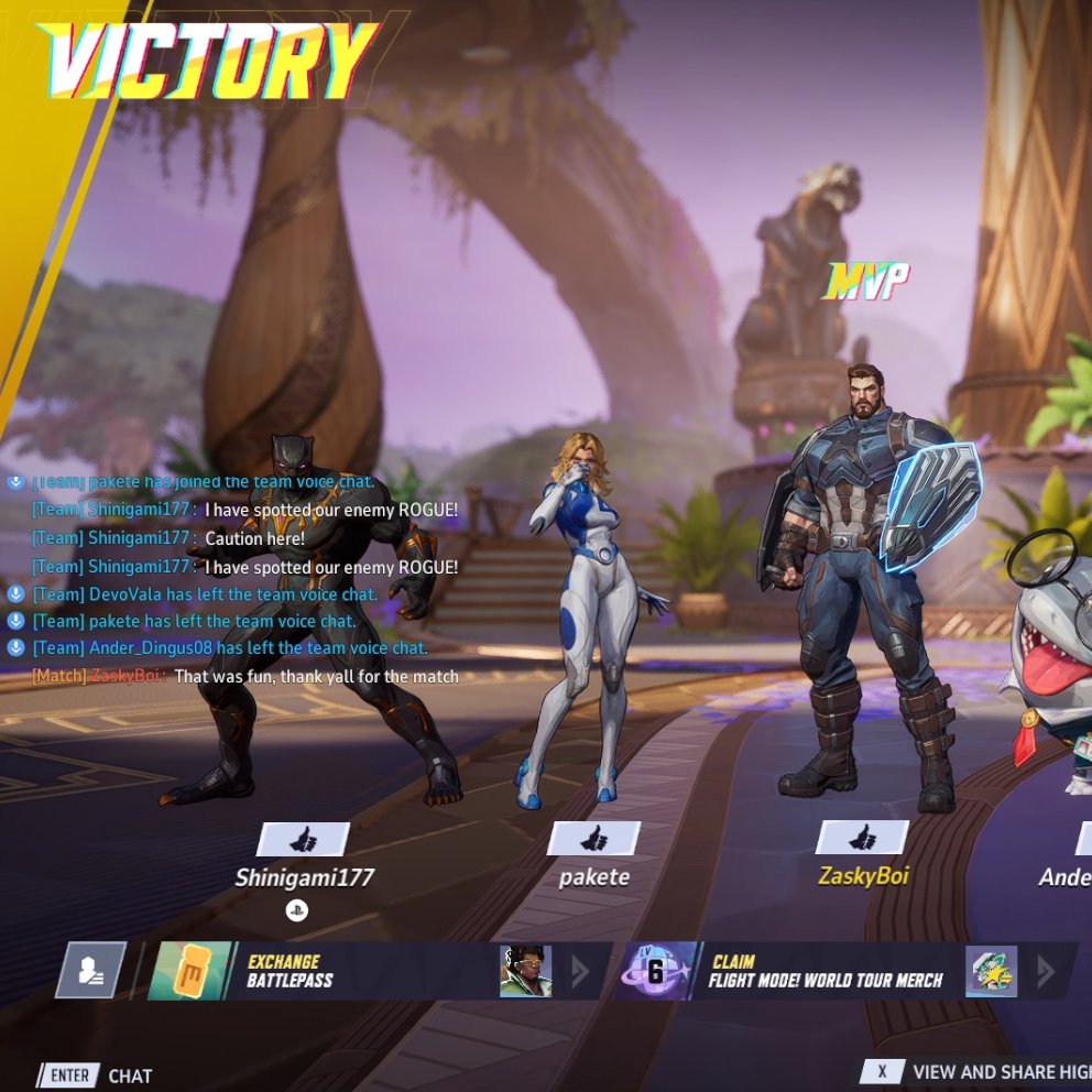 Had some good matches today in Marvel Rivals