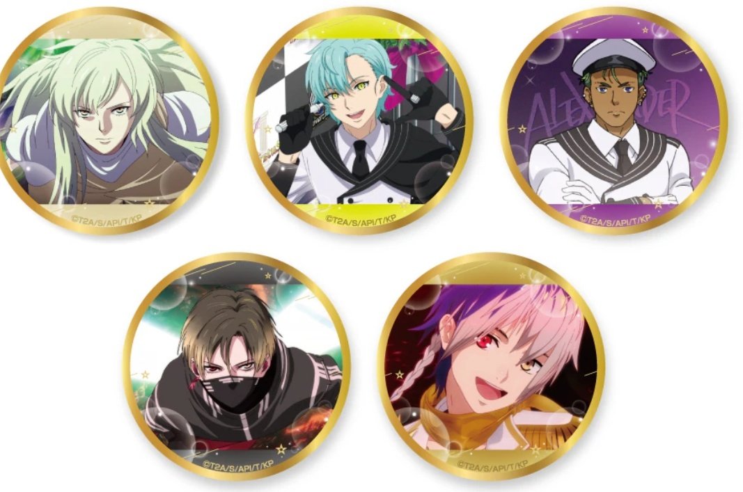 キンツアのアレクの扱いホンマ酷い 出番もほぼ無いし缶バッジもコレ