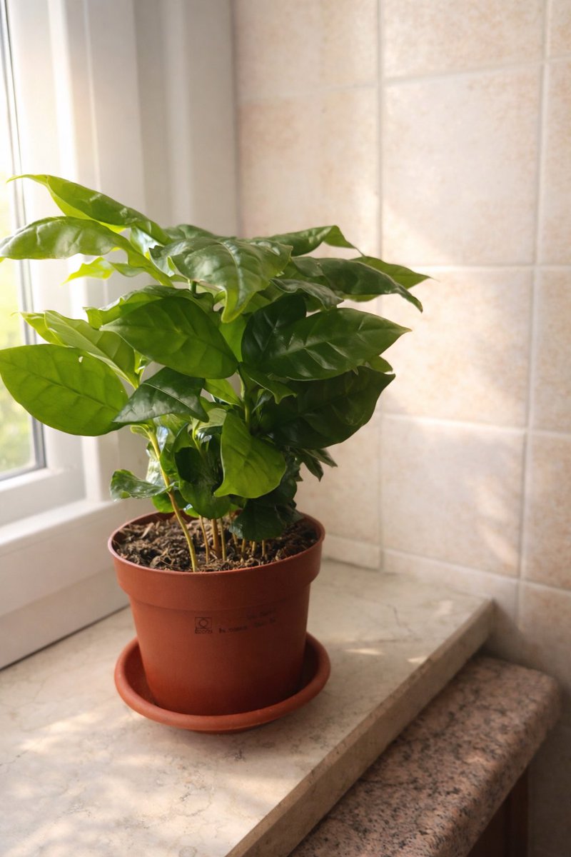 Iac801's tweet photo. Ho una pianta di caffè in cucina.
Vediamo se sopravvive alle mie cure ☕🌿

#coffeearabica #greenlife #piantaincasa #coffeevibes #home https://t.co/HiH09vpcI6