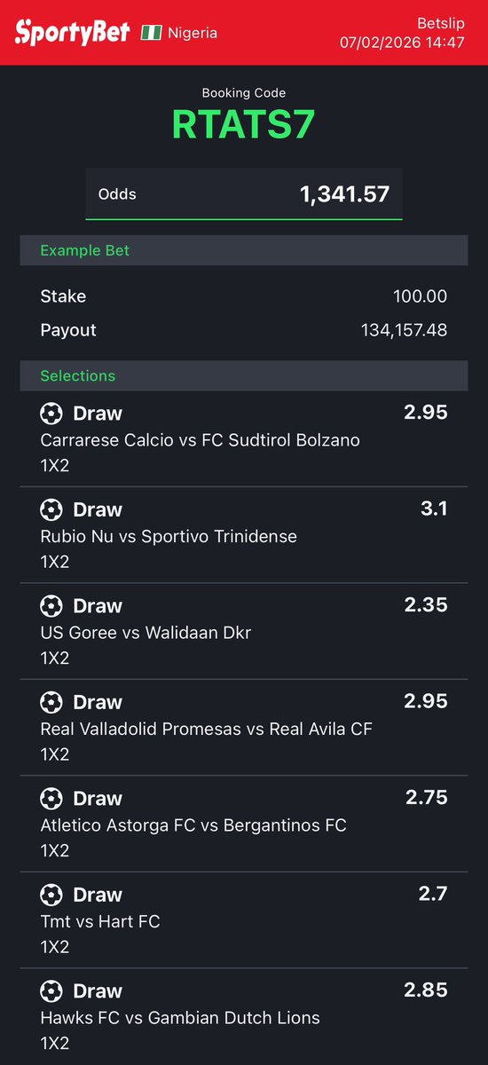 BigBrosDee's tweet photo. Full time draw 🚀

5 Draws

6 draws  

7 draws 

Telegram 🔗 https://t.co/PpFAnZE08O https://t.co/J4wmGkPYnQ