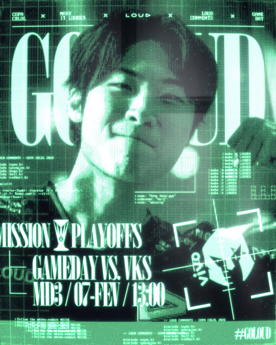 Hoje é dia de???

Se você falou LOUD, está certíssimo
Vamos para o confronto contra a Vivo Keyd Stars
#GOLOUD