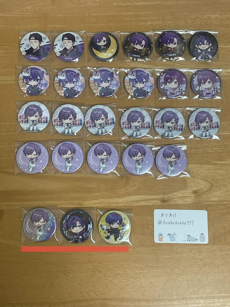 譲渡/買取】浦島坂田船 缶バッジ 缶バ 譲:画像1.2(最下段🟥H) 求:希望