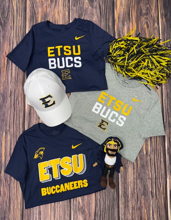 Little Buc Merch.  Big Buc Spirit 📣 alumnihall.com/etsu-buccaneer…