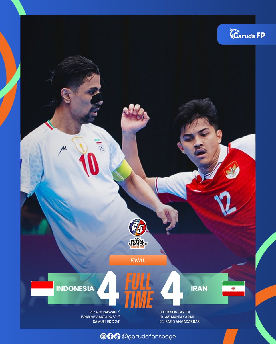 Kebobolan lewat powerplay, lanjut ke Extratime 2x5 menit

#timnas #timnasday #timnasindonesia #fyp #futsal