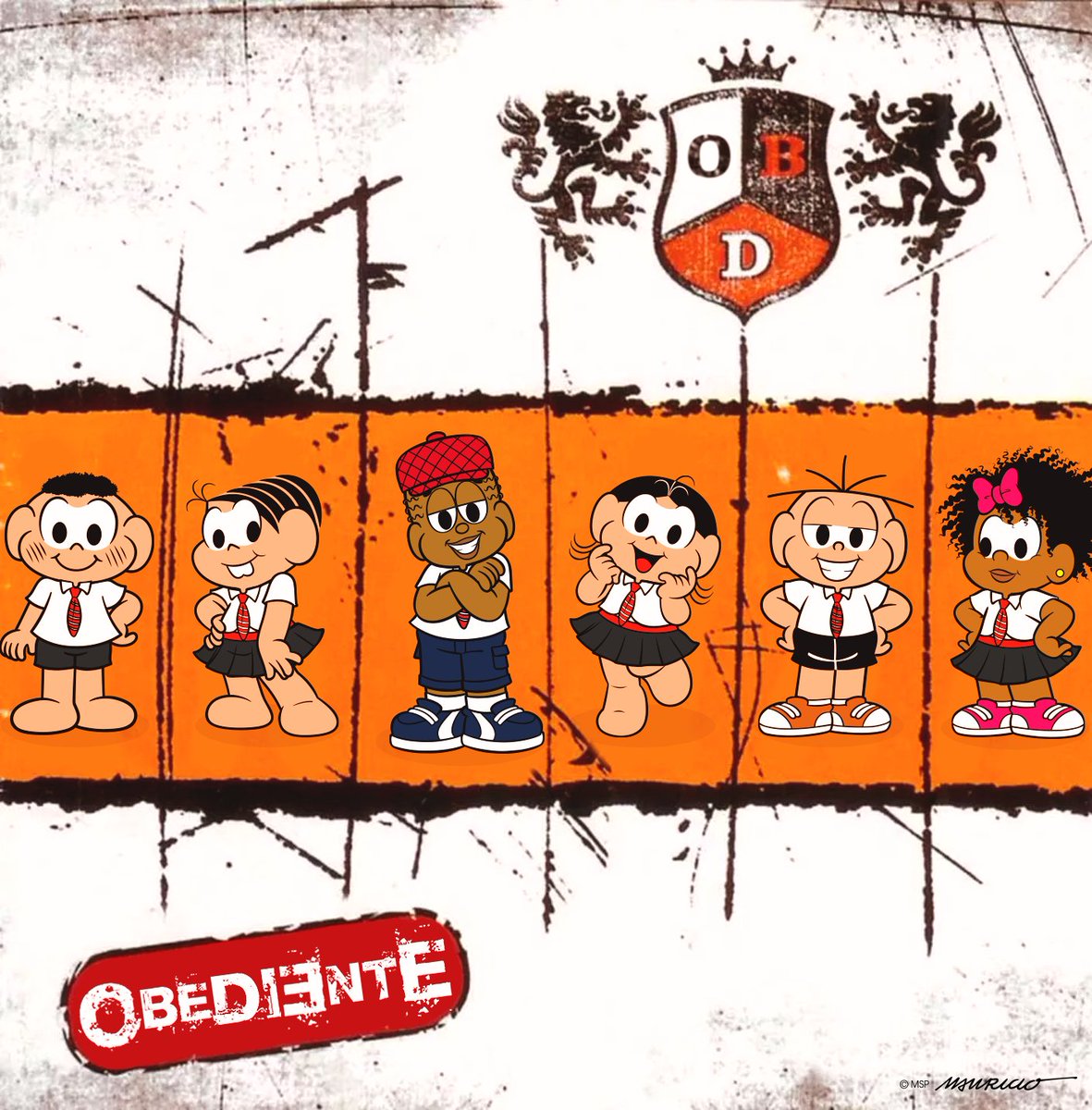 TurmadaMonica's tweet image. Eu tô com a gravata vermelha em mãos. Yo digo R, tú dices BD! RBD! RBD! 📷 @NetflixBrasil