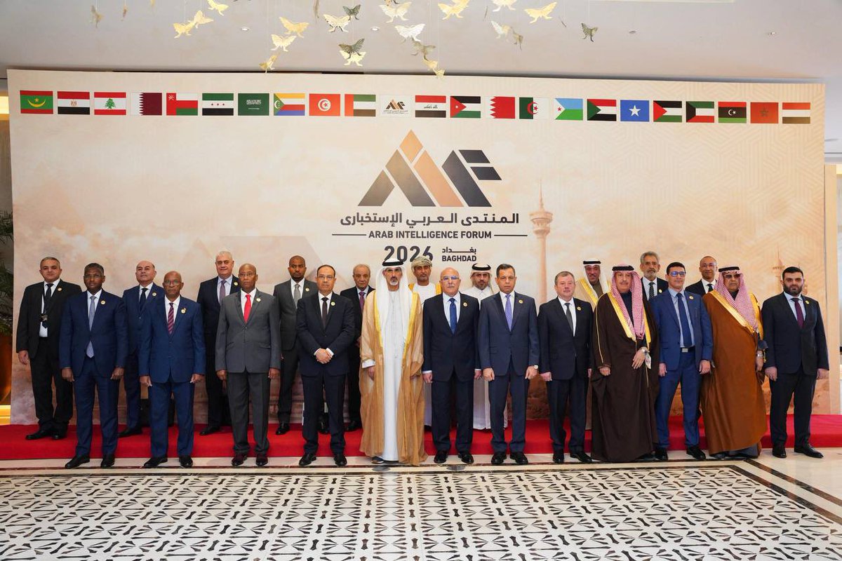AlrknDy's tweet photo. 🟠|| عاجل
🔹جهاز المخابرات الوطني العراقي يستلم رئاسة المنتدى العربي الاستخباري بدورته السابعة.
🔹رؤساء الاجهزة الاستخبارية يؤكدون على أهمية العمل المشترك لمواجهة التحديات التي تواجه المنطقة ودعم جهود العراق في مجال مكافحة الارهـ'ــاب. https://t.co/hSxORFhpjM