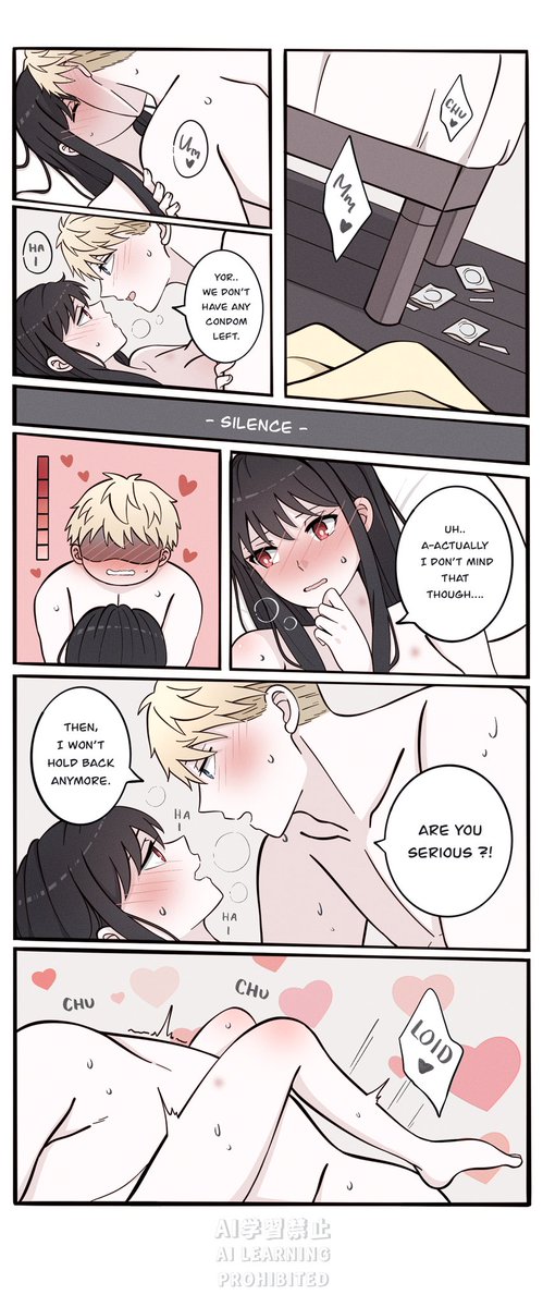 botchinako's tweet photo. [Quite spicy! Be careful]

Part 0.5  : They’re madly in love. ❤️‍🔥
#loidyor #ロイヨル https://t.co/i0Mu3wnTl5