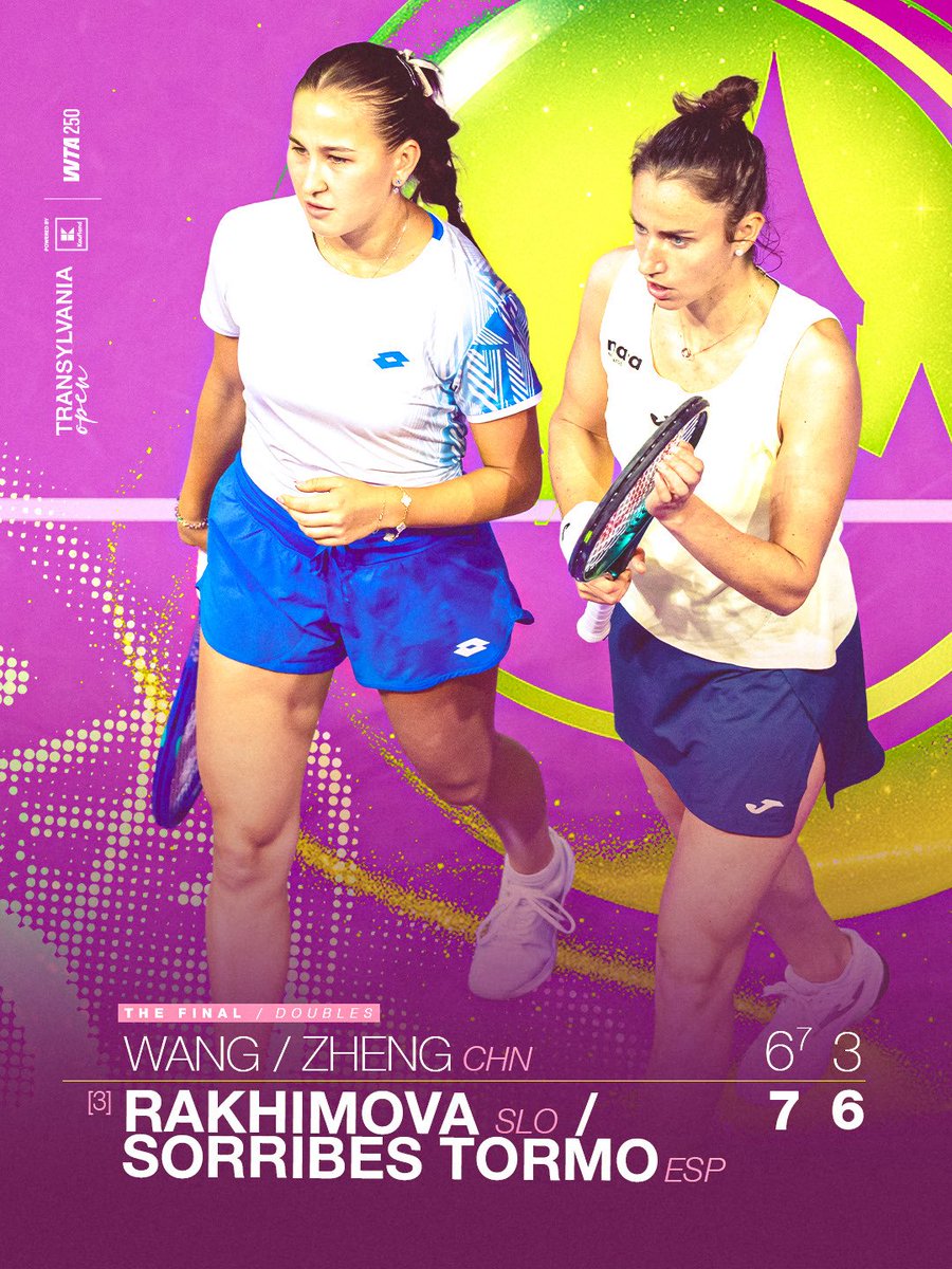 TransylvaniaOpn's tweet photo. Our new doubles champions! 🏆

Congratulations, Sara and Kamilla!

#TO2026 🧛🏻‍♀️ https://t.co/Mq5tK7BA4P