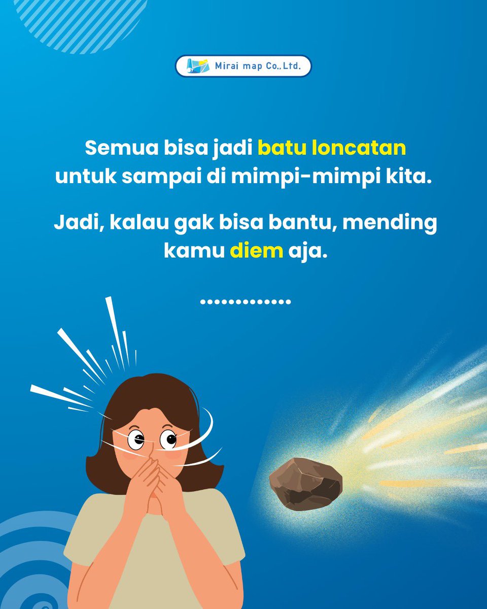 Semua ada makna dan hikmahnya Minna-san. Jadi, jangan menyerah, ya.

✅Follow Mirai Chizu untuk informasi lowongan kerja di Jepang🇯🇵

#kerjadijepang #kerjakejepang #lokerjepang #ssw #tokuteiginou
