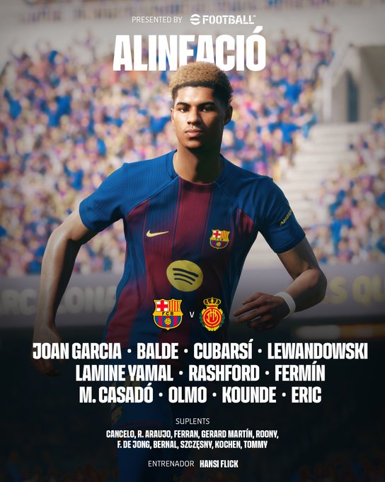 🚨𝗢𝗙𝗙𝗜𝗖𝗜𝗘𝗟 ! 𝗩𝗢𝗜𝗖𝗜 𝗟𝗘 𝗫𝗜 𝗗𝗨 𝗙𝗖 𝗕𝗔𝗥𝗖𝗘𝗟𝗢𝗡𝗘 𝗣𝗢𝗨𝗥 𝗟𝗔 𝗥𝗘́𝗖𝗘𝗣𝗧𝗜𝗢𝗡 𝗗𝗘 𝗠𝗔𝗝𝗢𝗥𝗤𝗨𝗘 ! 💙❤️

📊 Les Blaugranes ont l’occasion, en cas de VICTOIRE, de prendre provisoirement 4 points d’avance sur le Real Madrid ! 🔥

🇪🇸 Lamine Yamal est