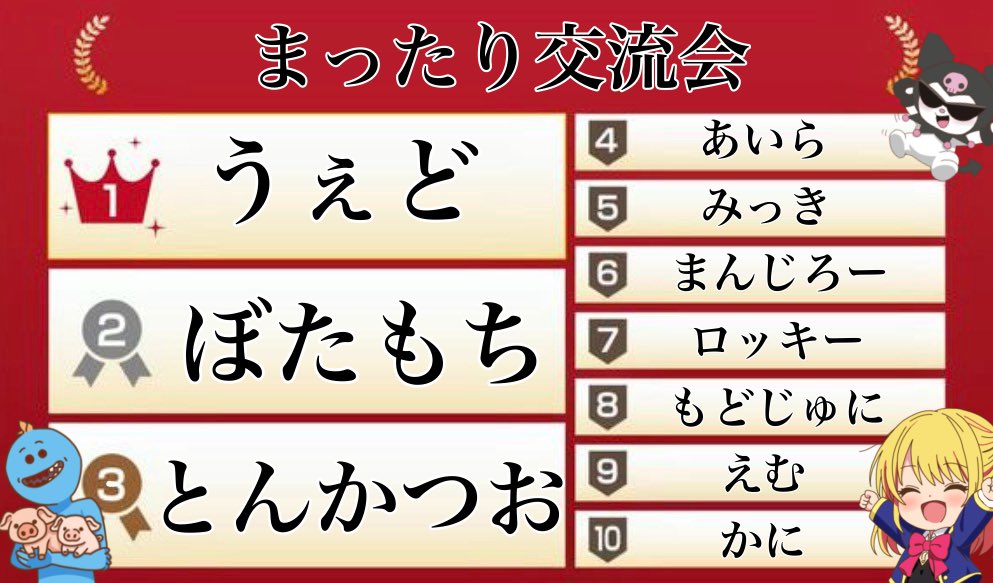 まったり鯖デュオ埋める大会🍏👊

優勝🥇うぇど <a href="/wedfnbr/">うぇど</a> 
準優勝🥈ぼたもち <a href="/yukiFORTNITE27/">Flex おいしいぼたもち</a> 
3位🥉とんかつお

楽しかったお疲れ様でした！！