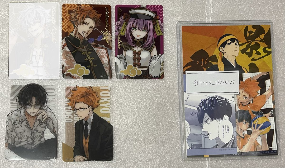 kttk_12220927's tweet photo. 【交換】東京エイリアンズ ハオハオカフェ クリアカード チャイナ

譲:画像の物

求:雨宮(チャイナ、私服)＞天空橋(チャイナ)1

✰︎同柄同士での交換優先
✰︎雨宮優先で求めております
✰︎点数多い方優先

お気軽にお声掛けくださいませ🍀 https://t.co/W4Kj1dvAdR