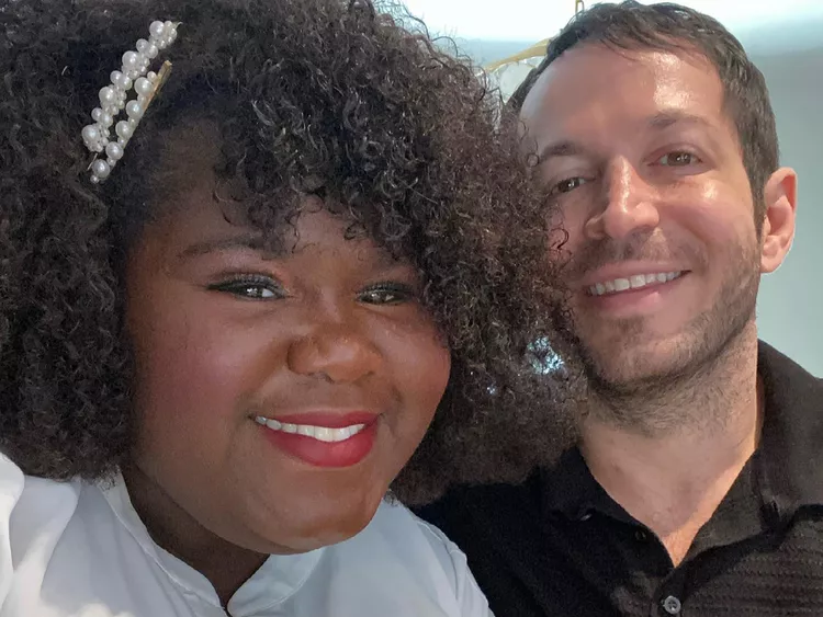 Gabourey Sidibe said she knew her husband, Brandon Frankel, was the right guy when he told her she could use her "normal voice" around him

"Right before I met him is when I directed my first episode of Empire. And I was going to New York for some press and stuff, and he watched