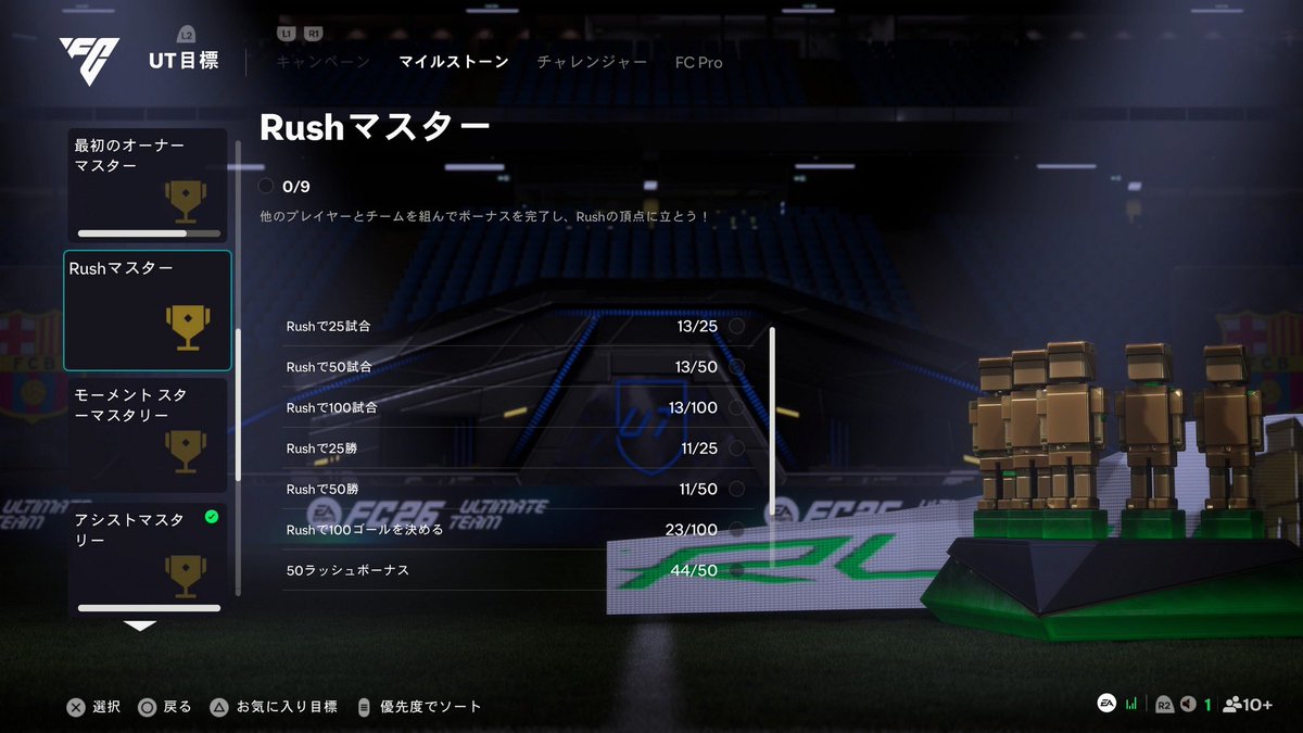 直近成績
北アジア　ベスト4
FCS3 ベスト4

完全に力不足なのであと1、2回勝ち抜ける実力をつけたい
#無課金でrushスカバほぼやらない人も参加できる大会