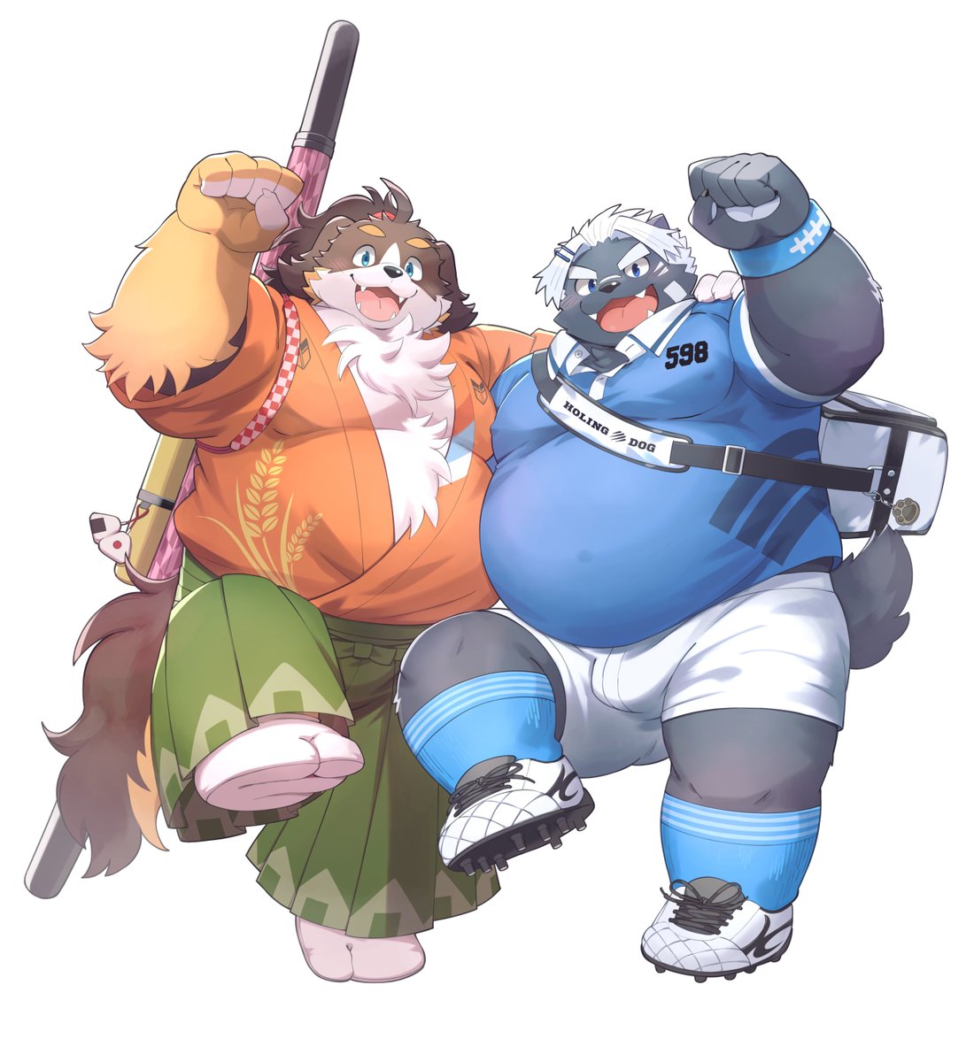 オムスビ稲穂さんと吠黒コクバくんの４周年歌ってみた動画のイラストを担当させていただきました～！

歌も映像もとってもポップで楽しい元気が出るＭＶ…！みんな見てね～！
youtube.com/watch?v=MYd_7Q…