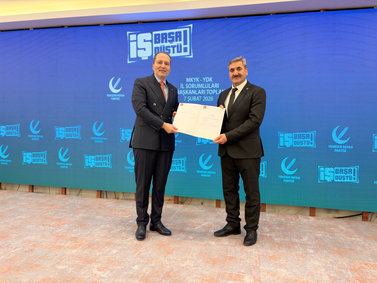 Genel Başkanımız Dr. Fatih Erbakan’ın takdirleriyle Tunceli İl Başkanlığı görevine Vadet Orhan getirildi. İl başkanlığı görevini bugüne kadar sürdüren Zülküf Çoban başkanımıza gayretli çalışmalarından dolayı teşekkür ediyoruz.