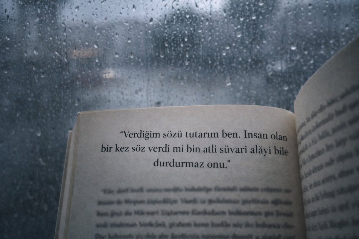 Okuduğum kitapta altını çizdiğim o cümle 
👇🏻
Sözler tutulmak için verilir. ✨
