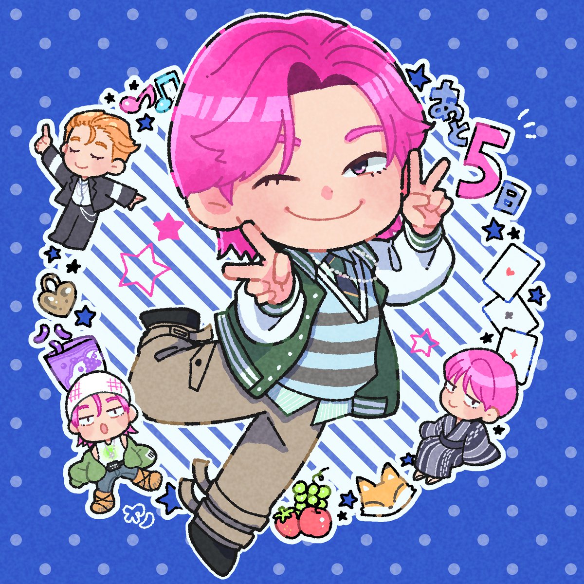 RenBackers_info's tweet photo. ﾟ* . 𝐇𝐑𝐃 𓃦 ∴｡･ *ﾟ
       ﾟ*｡･* 𝐮𝐧𝐭𝐢𝐥 𝟓 ♥
            
🎨ヤノ

#REN_HBD2026_PROJECT
#JO1 #川尻蓮 @official_jo1 https://t.co/jeAhFFQMGj