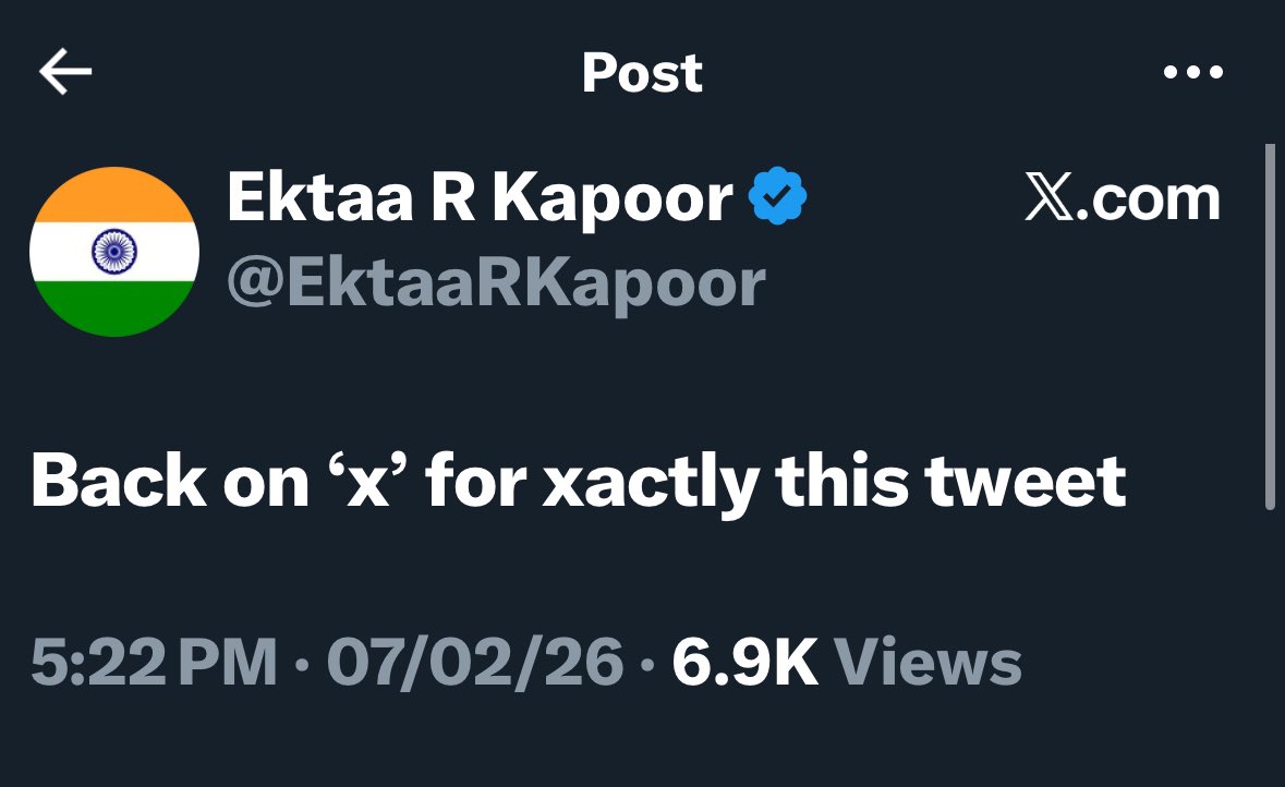 SatyavadiLadki's tweet photo. @EktaaRKapoor welcome back,
Please confirm is @KanganaTeam hosting #LockupNetflix ??
We want KR >>>>
Make it happen na, 🙂↔️🫠
#KanganaRanaut https://t.co/o0g5BV7MOl