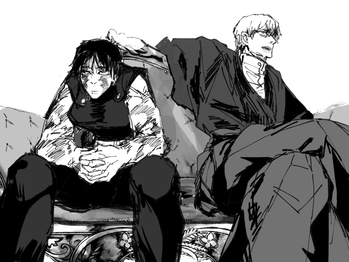 （甚爾くんまだかいな…）
（真依のやつ遅ぇな…）