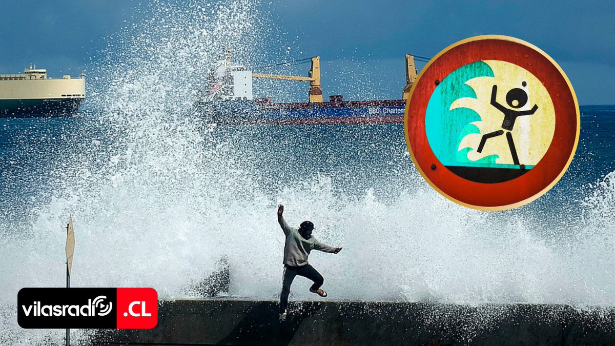 VilasRadio's tweet photo. 🌊🔜 AUTORIDAD MARÍTIMA EMITE AVISO POR MAREJADAS DESDE ARICA HASTA HUASCO: REALIZAN LLAMADO A NO EXPONERSE INNECESARIAMENTE
📲Revisa la nota completa en: https://t.co/D0nbtS4JIn
#AUTORIDAD #MARÍTIMA #EMITE #AVISO #MAREJADAS #ARICA #HUASCO #REALIZAN #LLAMADO #IQUIQUE #ANTOFAGASTA #CHILE