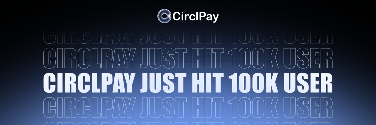 100,000 USERS STRONG! 🌊🔥

Quick stats flex:

▫️100k total signups
▫️40k active (tx, refer, stack rewards)
▫️21% wallets loaded &amp; spending – proof our social-first model works (bye long addresses!)

CirclPay just hit 100k users – thank you to every single one of you who logged
