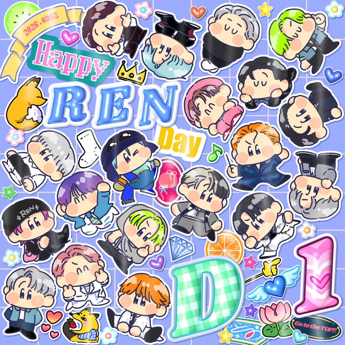 今年も参加させていただきました〜！！ 今回は今までの蓮くんをシール