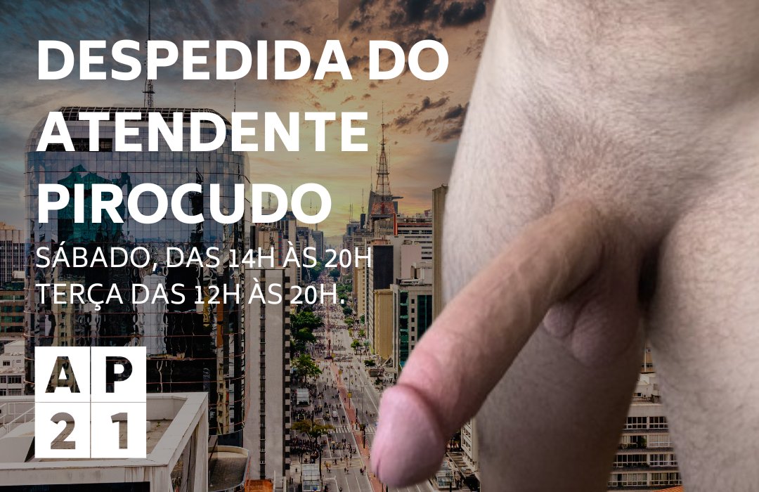 🍆 Nosso lindo e pirocudo atendente se despede de POA em GRANDE estilo. Venham abraçar o rapaz hoje e terça.