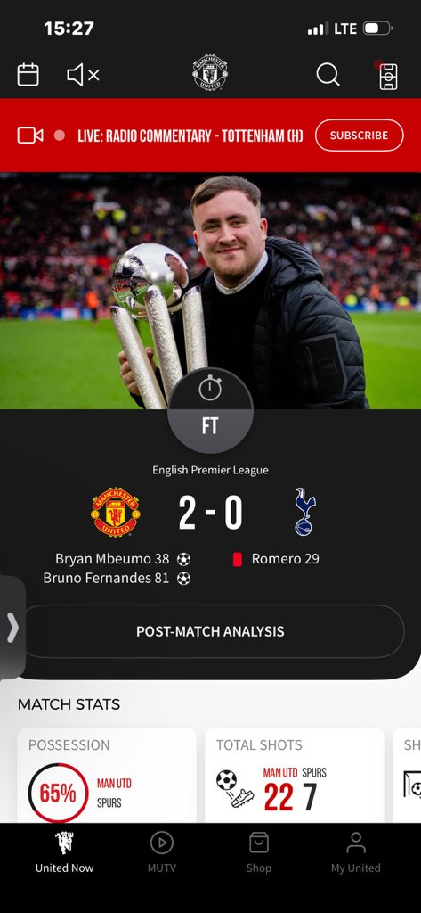 8asperhub's tweet photo. @ManUtd Win number 4 https://t.co/rkilp1GuIf