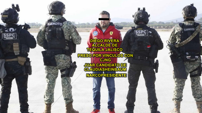 MennyValdz's tweet image. Lo que aterra @LuisaAlcalde  es que el @PartidoMorenaMx es un verdadero NarcoPartido
Aqui puedes ver a @claudiashein promoviendo a DIEGO RIVERA  de #Tequila #Jalisco NarcoAlcalde hoy detenido por su relacion con el TERRORISTA CJNG y no existe la mìnima duda ESCÙCHALA DIRECTAMENTE