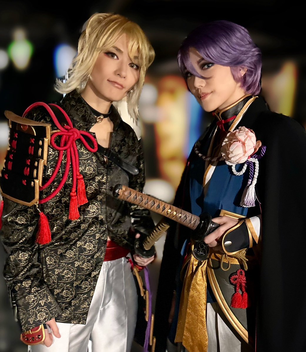 2回公演、そしてライブ配信ありがとうございました！！

南泉一文字役の汐月しゅうちゃん。
毎回「できる、できるよ！」って気合い入れ合ってる。頼りになる＆かわいいにゃ✨
#刀ステ