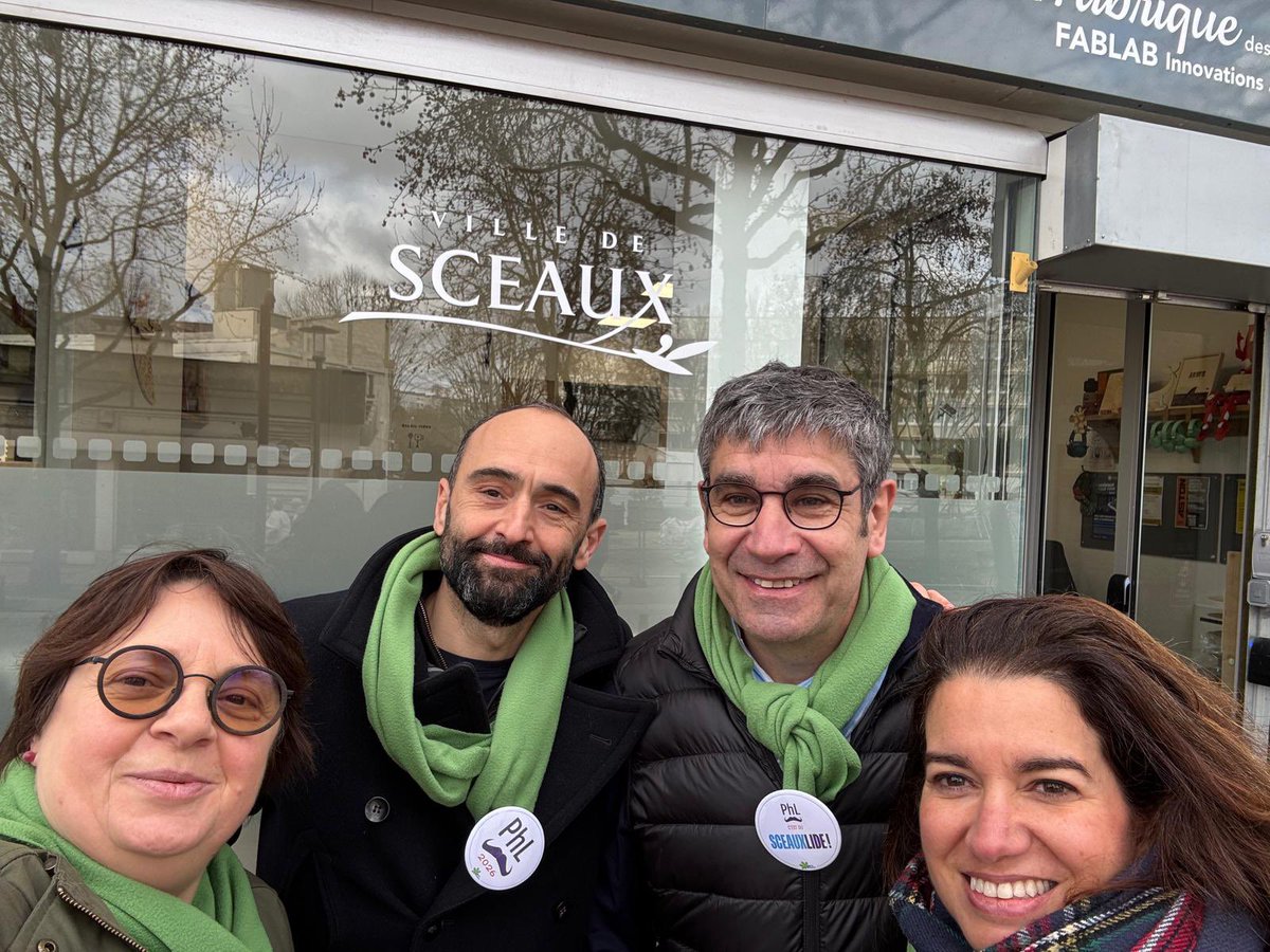 AvecPhLaurent's tweet photo. Ce matin encore, sur le terrain, à la rencontre des Scéennes et des Scéens. Continuons ensemble, dans le dialogue et la confiance. Dimanches 15 et 22 mars votez 🗳️ @laurent_sceaux et « Vivre à Sceaux » https://t.co/PrhaKtvNz3