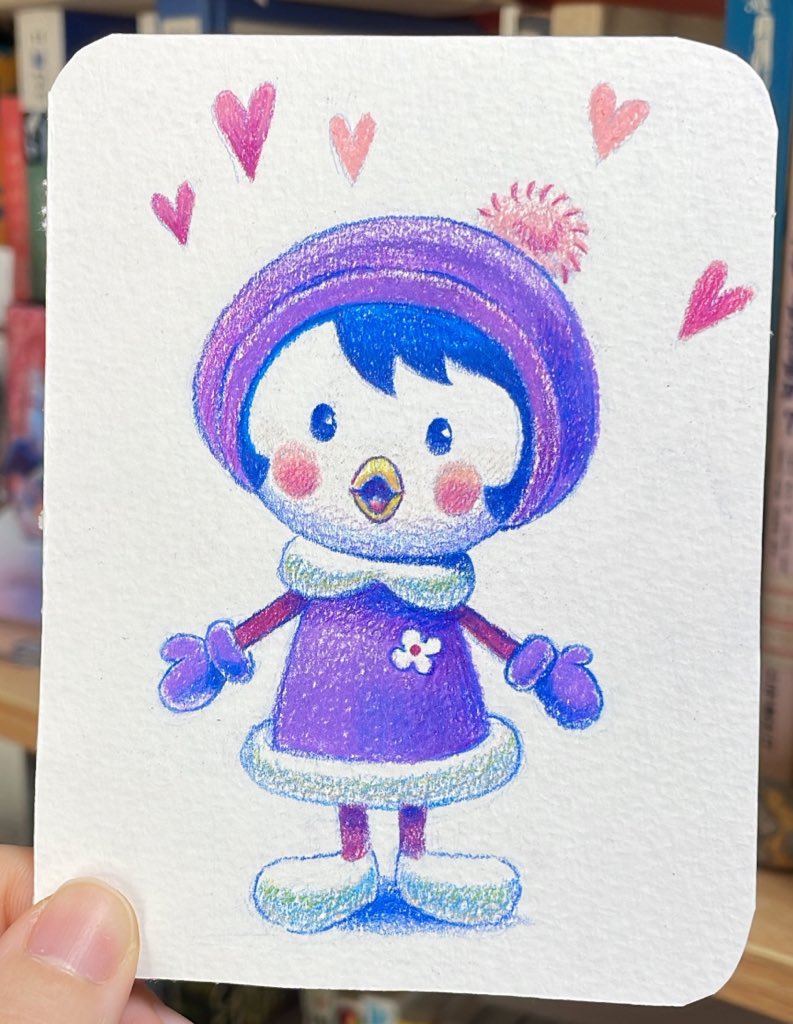 얼마전에 조카 생일선물로 패티 그려줬음