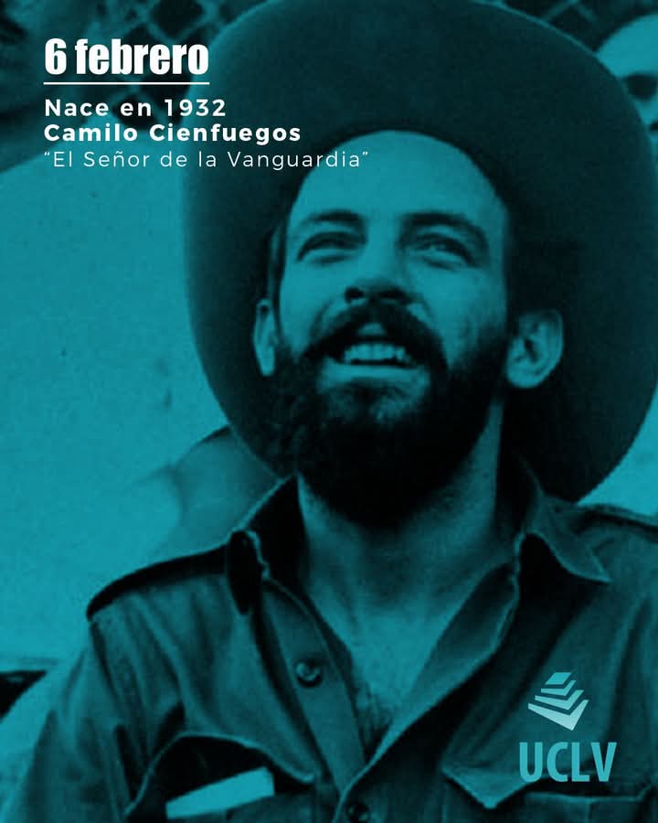 Camilo Cienfuegos, el Héroe de Yaguajay, símbolo de la lealtad, la humildad y la entrega absoluta a la causa revolucionaria.  
#CamiloVive  en cada proyecto, y en cada obra que construimos para el desarrollo de nuestra revolución.